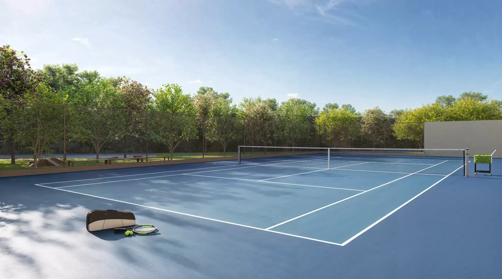 Quadra de Tenis — Jardim da Hípica